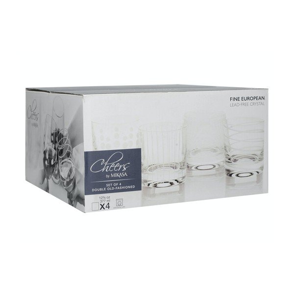 Poháre na whisky v súprave 4 ks 377 ml Cheers - Mikasa-image-4
