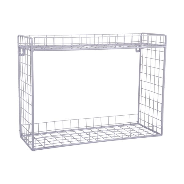 Fialová poschodová oceľová polica 40 cm Reja – PT LIVING-image-2