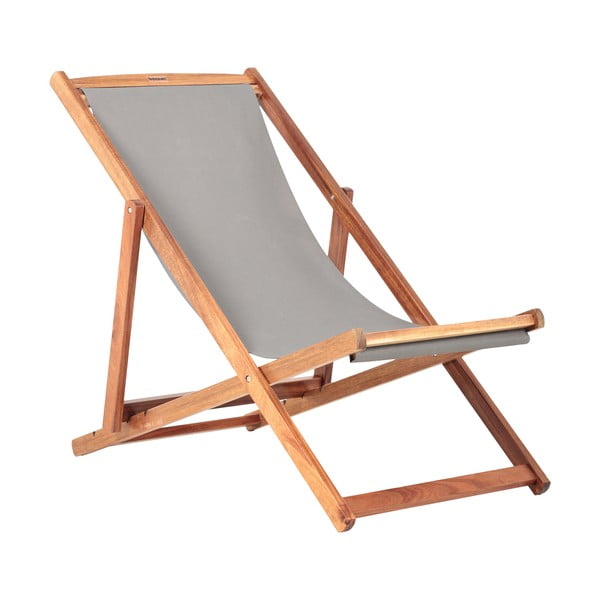 Sivé/v prírodnej farbe drevené záhradné ležadlo Dionysus – Bonami Essentials