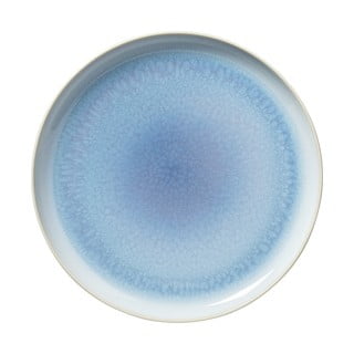 Tyrkysovomodrý porcelánový dezertný tanier Villeroy & Boch Like Crafted, ø 21 cm
