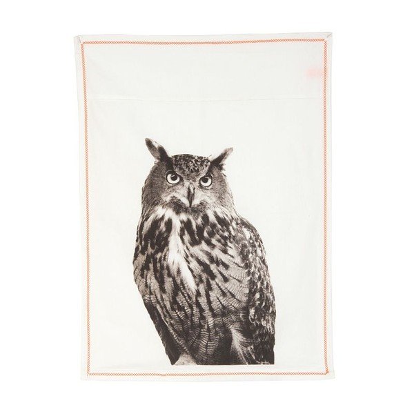 Kuchynská utierka Plain White Owl, 50 × 70 cm
