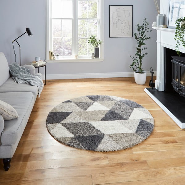 Koberec Think Rugs Royal Nomadic Trinagle, ø 160 cm-image-1