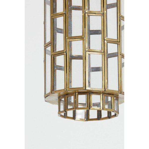 Závesné svietidlo v bronzovej farbe so skleneným tienidlom Søstrene – Light & Living-image-2