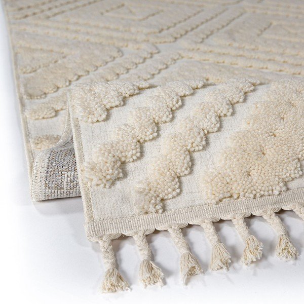 Krémovobiely koberec 133x190 cm Diomara – Flair Rugs-image-2