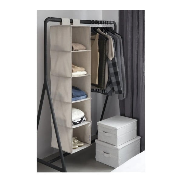 Čierny látkový úložný box s vekom 45x34x25 cm Soft Storage – Bigso-image-4