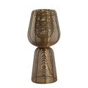 Kovová stolová lampa v bronzovej farbe (výška  42 cm) Aboso – Light & Living