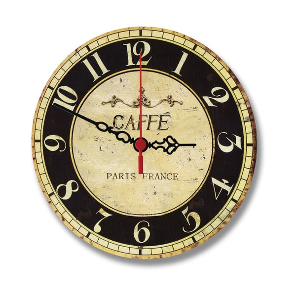 Nástenné hodiny Café Paris, 30 cm