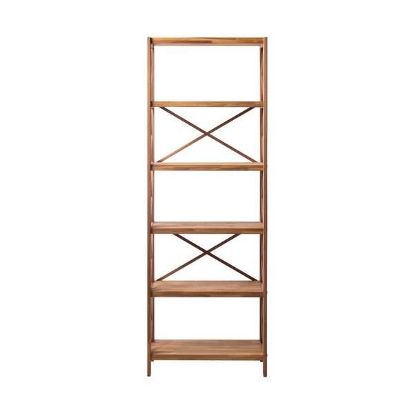 Regál z dubového dreva v prírodnej farbe 70x198 cm X-Shelf – Unique Furniture
