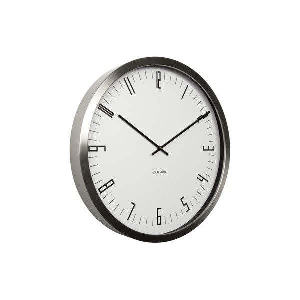 Biele hodiny Present Time Cased Index-image-3