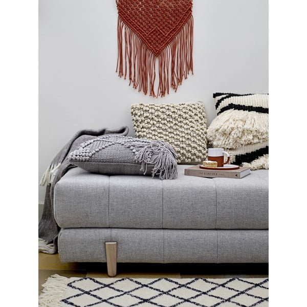 Biely vlnený koberec Bloomingville Geo, 200 x 300 cm-image-1