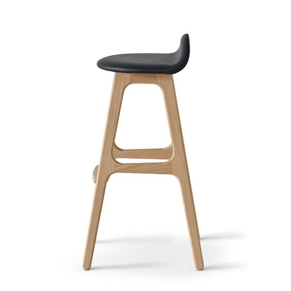 Kožená otočná barová stolička 86 cm Buck – Hammel Furniture-image-3