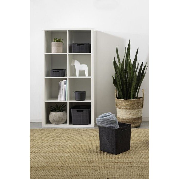 Tmavosivý úložný košík Curver Jute, 5 l-image-2