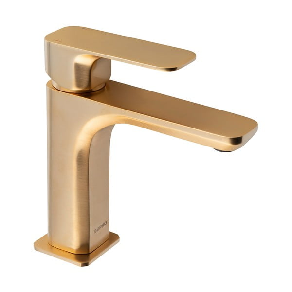 Stojančeková umývadlová batéria v zlatej farbe Spy – Sapho