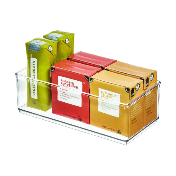 Transparentný úložný box iDesign The Home Edit, 11,9 x 24 x 8,1 cm-image-2