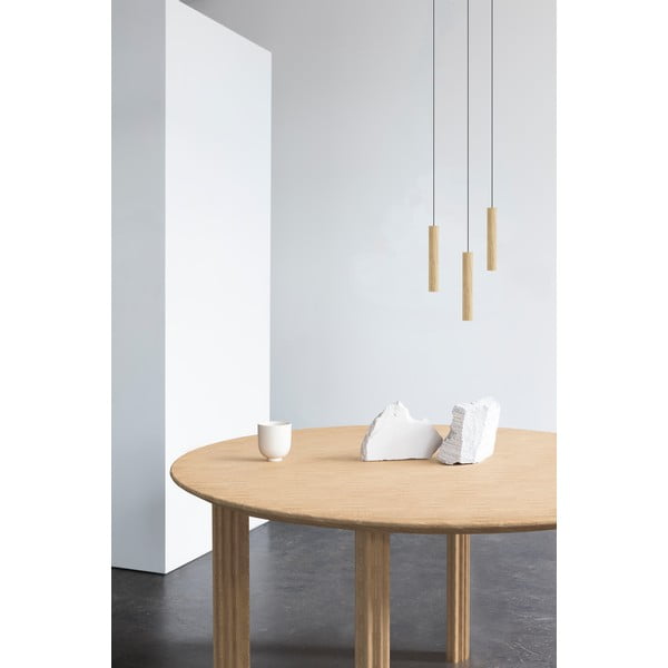 LED závesné svietidlo s dreveným tienidlom ø 3 cm Chimes – UMAGE-image-1