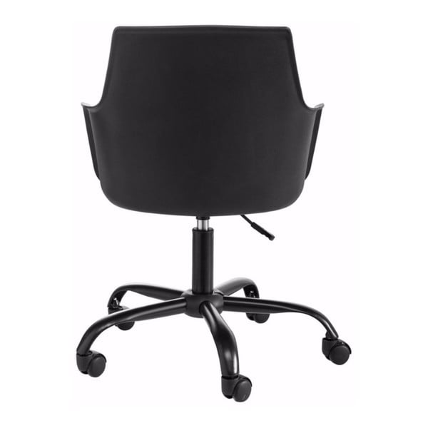 Čierna nastaviteľná kancelárska stolička Støraa Leslie-image-4
