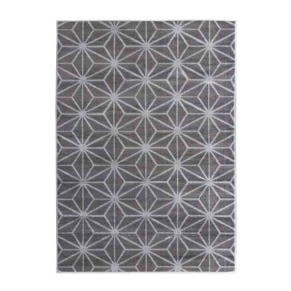 Sivý koberec Mazzini Sofas Cristal Uno, 133 × 190 cm