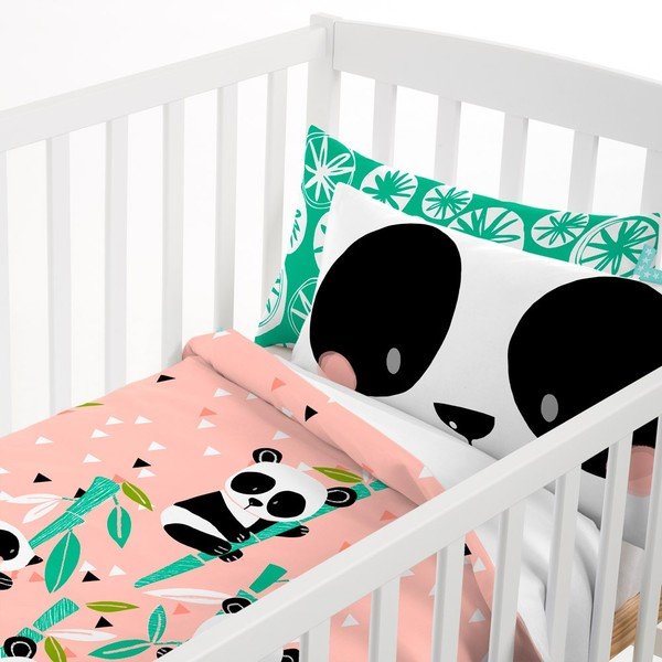 Obliečky Moshi Moshi Panda Garden, 100 x 135 cm-image-2
