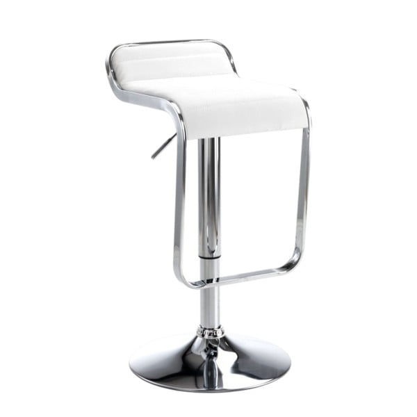 Biela/v striebornej farbe barová stolička 67 cm Snappy – Tomasucci