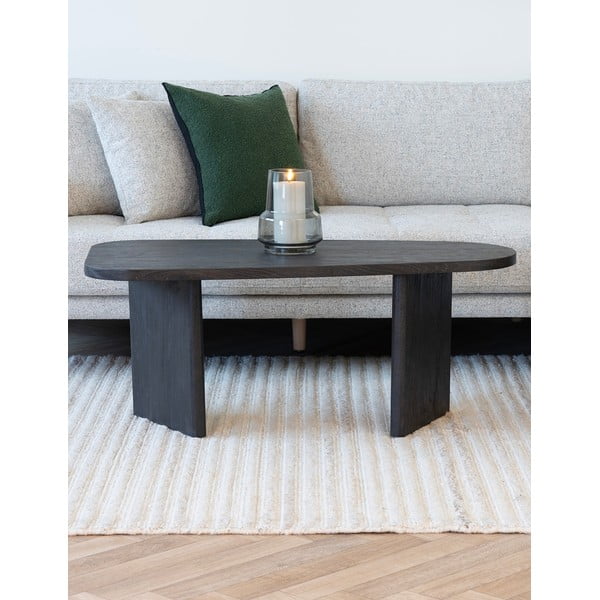 Tmavohnedý konferenčný stolík 50x100 cm Melo – House Nordic-image-1