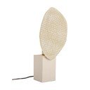 Béžová kovová stolová lampa s kovovým tienidlom (výška  46 cm) Neev – Bizzotto