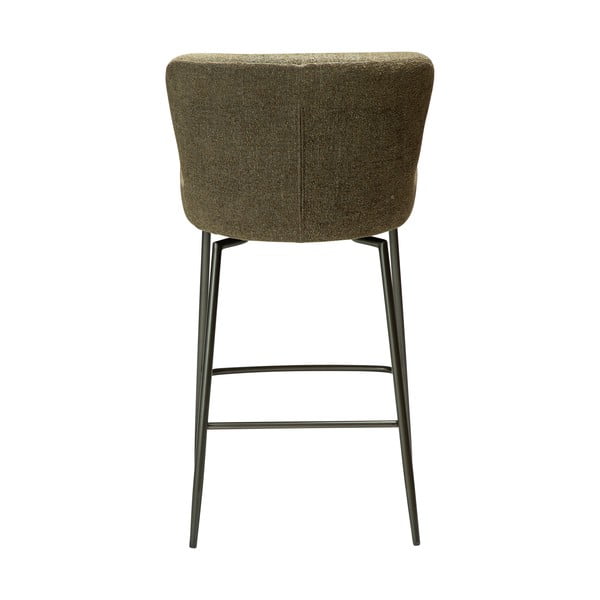 Khaki čalúnená barová stolička (výška sedadla 67,5 cm) Glam – DAN-FORM Denmark-image-3