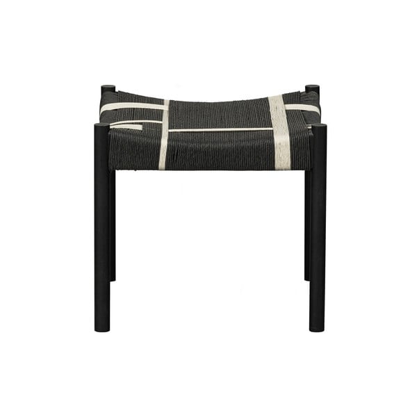 Čierna stolička z mangového dreva Jessy – WOOOD