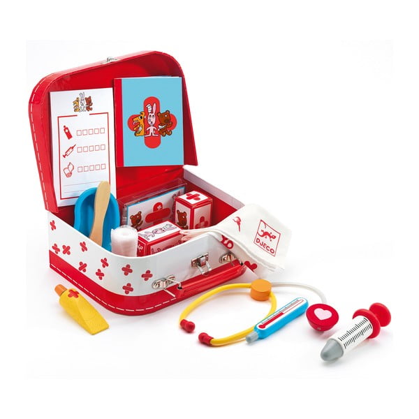 Detský hrací doktorský kufrík s príslušenstvom Djeco