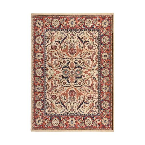 Vlnený koberec Ibai, 120x160 cm, béžový