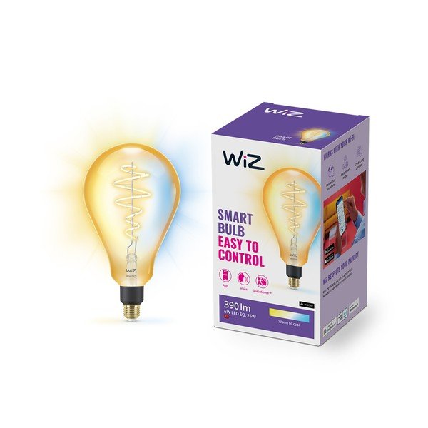 Filamentová smart žiarovka E27, 6 W – WiZ-image-2