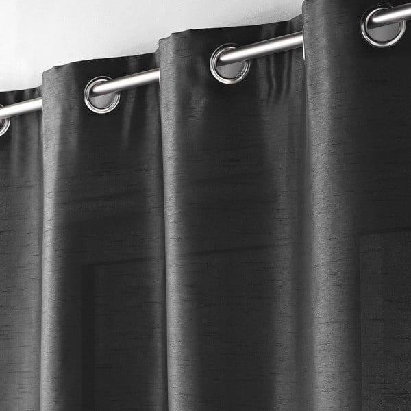 Tmavosivý záves z mikrosaténu 140x240 cm Shana – douceur d'intérieur-image-2