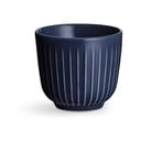 Tmavomodrý porcelánový hrnček Kähler Design Hammershoi, 200 ml