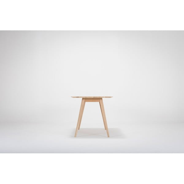 Jedálenský stôl z dubového dreva 80x80 cm Stafa – Gazzda-image-4