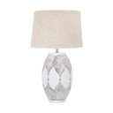 Béžová stolová lampa s textilným tienidlom (výška  67 cm) Atene – Mauro Ferretti