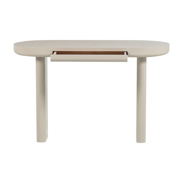 Béžový konzolový stolík 50x120 cm Mael – WOOOD-image-3