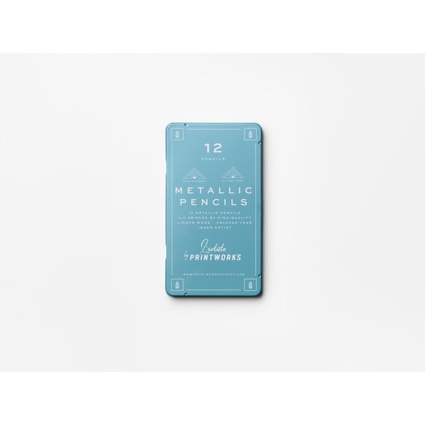 Pastelky v súprave Metallic – Printworks-image-1