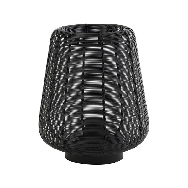 Čierna stolová lampa (výška 26 cm) Adeta - Light & Living