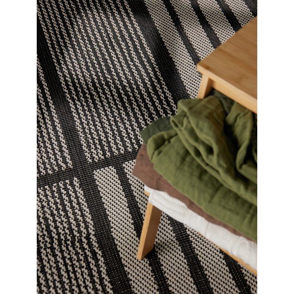 Čierny/krémovobiely vnútorný a vonkajší koberec 120x170 cm Haringey Allington – Ted Baker-image-2