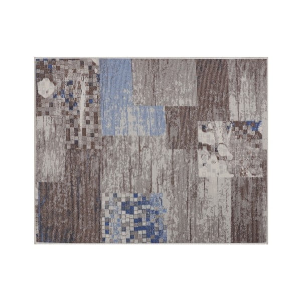 Modrý koberec Muriel Sento, 100 × 125 cm