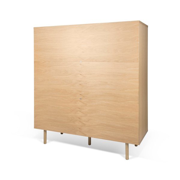 Bielo-sivá skriňa TemaHome Dann Oak-image-3