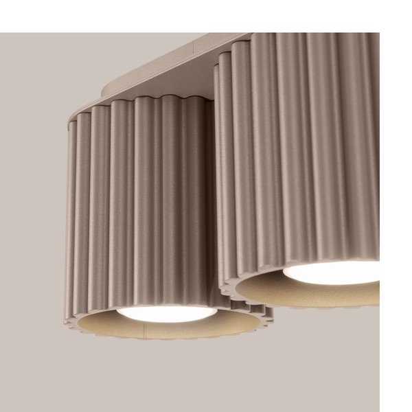 Taupe kovové bodové svietidlo 10x21 cm Zora – Sollux-image-1