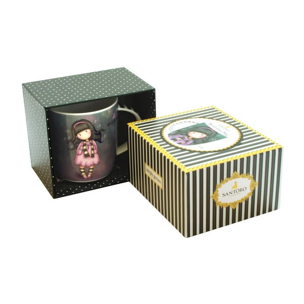 Hrnček z kostného porcelánu Santoro London Gorjuss Little Song, 330 ml-image-3