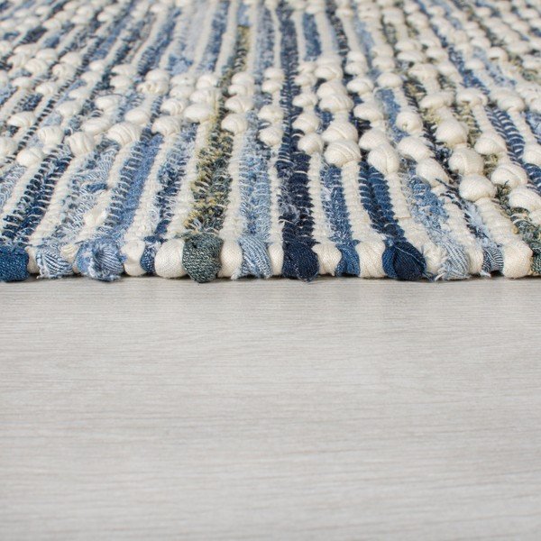 Modrý bavlnený koberec Flair Rugs Lissie, 120 x 170 cm-image-3
