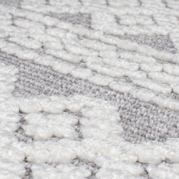 Sivý umývateľný koberec zo ženilky 80x160 cm Jhansi – Flair Rugs-image-3