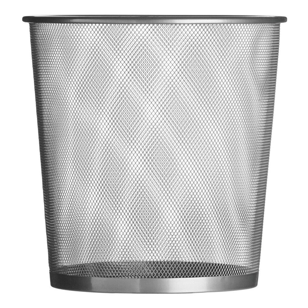 Kancelársky kovový odpadkový kôš v matne striebornej farbe 12 l Den – Premier Housewares