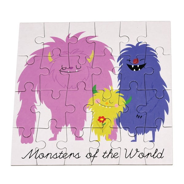24-dielne puzzle Rex London Monsters Of The World