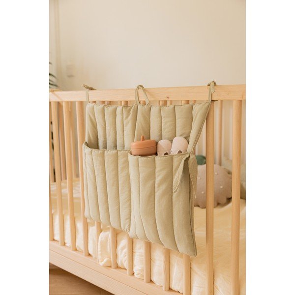Vreckár na detskú postieľku 40 cm Benjamin Olive – Lorena Canals-image-4