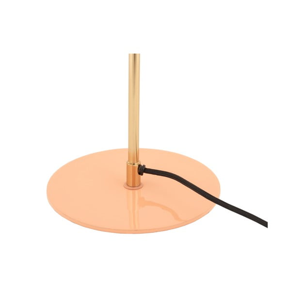 Stolová lampa v lososovej farbe s kovovým tienidlom (výška 55 cm) Vivo – Leitmotiv-image-3