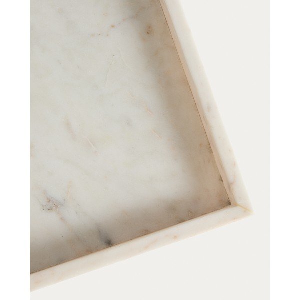 Mramorová dekoratívna tácka 35x35 cm Serela – Kave Home-image-4