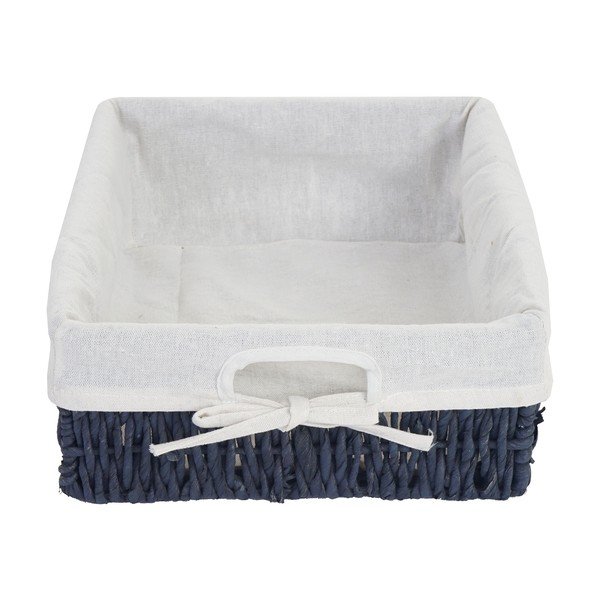 Modrá skrinka na topánky s lavicou Mendler Shabby-image-4